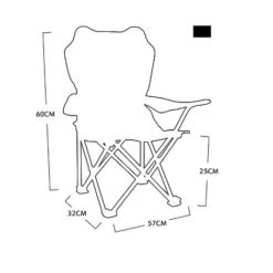 Idooka Kids' Folding Crocodile Camp Chair -Bloom Haven Herbaceous Perennials Deals Store FC5000050.Silhouette