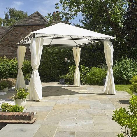 Aphrodite Heavy Duty Garden Gazebo With Side Curtains 2.7m 3 Aphrodite Heavy Duty Garden Gazebo With Side Curtains 2.7m - Image 3