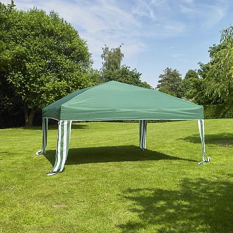 Pop Up Garden Gazebo Party Tent 3m X 3m Green 2 Pop Up Garden Gazebo Party Tent 3m X 3m Green - Image 2