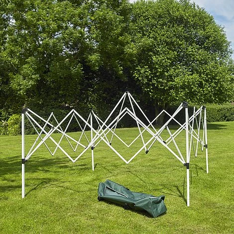Pop Up Garden Gazebo Party Tent 3m X 3m Green 3 Pop Up Garden Gazebo Party Tent 3m X 3m Green - Image 3