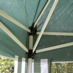 Pop Up Garden Gazebo Party Tent 3m X 3m Green 13 Pop Up Garden Gazebo Party Tent 3m X 3m Green -Bloom Haven Herbaceous Perennials Deals Store FSGPRO LS7