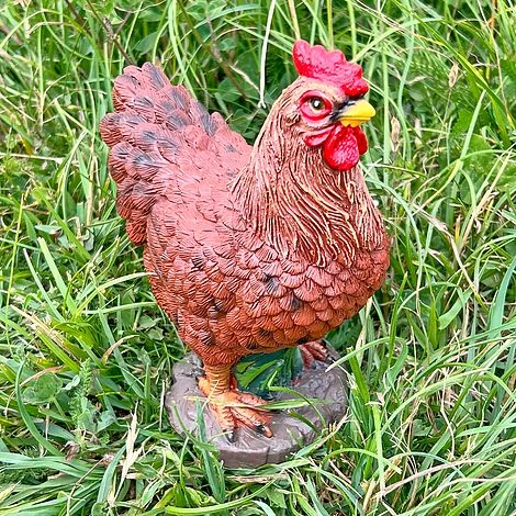 Pair Of Garden Chicken Ornaments 9 Pair Of Garden Chicken Ornaments - Image 9