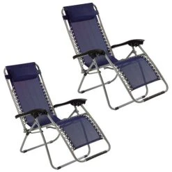 Garden Gear Zero Gravity Chair - Navy -Bloom Haven Herbaceous Perennials Deals Store G0883 2