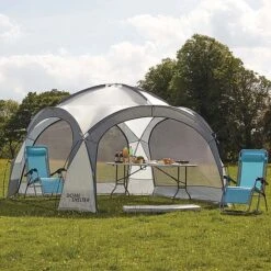 Garden Gear 3.5m Dome Event Shelter With Two Sunshade Walls -Bloom Haven Herbaceous Perennials Deals Store G1155206201000x10001