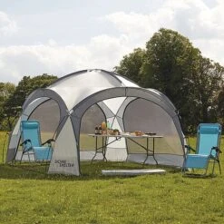 Garden Gear 3.9m Dome Event Shelter With Two Sunshade Walls -Bloom Haven Herbaceous Perennials Deals Store G1155206201000x10003