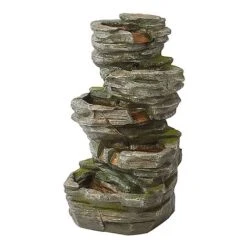 Cascading Rock Pool Water Feature -Bloom Haven Herbaceous Perennials Deals Store G1414 1000x600 1