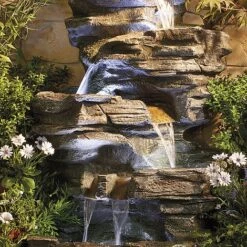Cascading Rock Pool Water Feature -Bloom Haven Herbaceous Perennials Deals Store G1414 3 1000x1000 2