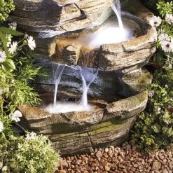 Cascading Rock Pool Water Feature -Bloom Haven Herbaceous Perennials Deals Store G1414 5 1000x1000 1