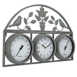 Garden Wall Clock - Grey 9 Garden Wall Clock - Grey -Bloom Haven Herbaceous Perennials Deals Store G2613 2 2000x2000 1