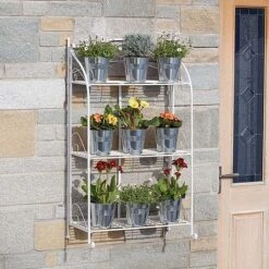Three-tier Highbury Folding Metal Plant Stand 21 Three-tier Highbury Folding Metal Plant Stand -Bloom Haven Herbaceous Perennials Deals Store G2663 4