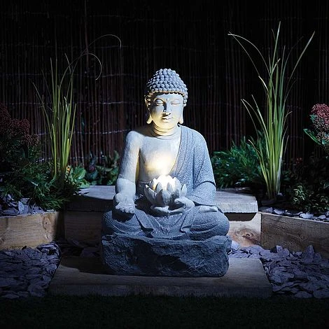 Serenity Lotus Buddha Water Feature 2 Serenity Lotus Buddha Water Feature - Image 2