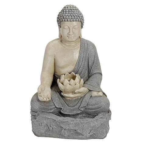 Serenity Lotus Buddha Water Feature 7 Serenity Lotus Buddha Water Feature - Image 7