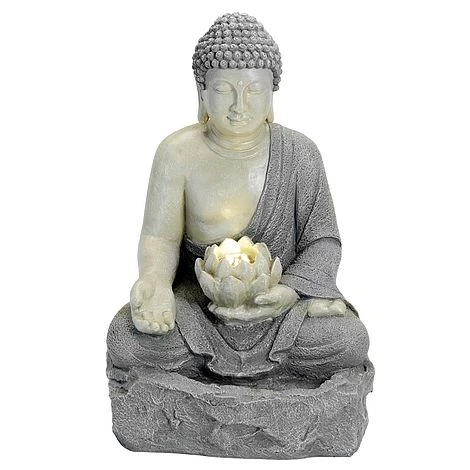 Serenity Lotus Buddha Water Feature 8 Serenity Lotus Buddha Water Feature - Image 8