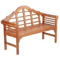 Garden Gear Acacia Lutyens Bench -Bloom Haven Herbaceous Perennials Deals Store G2860 CO4