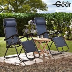 Garden Gear Zero Gravity Chair - Navy -Bloom Haven Herbaceous Perennials Deals Store G3725202000x200020LS20120With20logo