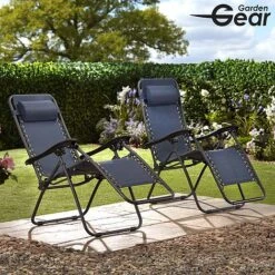 Garden Gear Zero Gravity Chair - Navy -Bloom Haven Herbaceous Perennials Deals Store G3725202000x200020LS20320With20logo