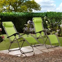 Garden Gear Zero Gravity Chair - Apple Green -Bloom Haven Herbaceous Perennials Deals Store G3728 LS3