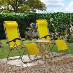 Garden Gear Zero Gravity Chair - Sunburst -Bloom Haven Herbaceous Perennials Deals Store G3729 LS1