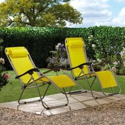 Garden Gear Zero Gravity Chair - Sunburst -Bloom Haven Herbaceous Perennials Deals Store G3729 LS3