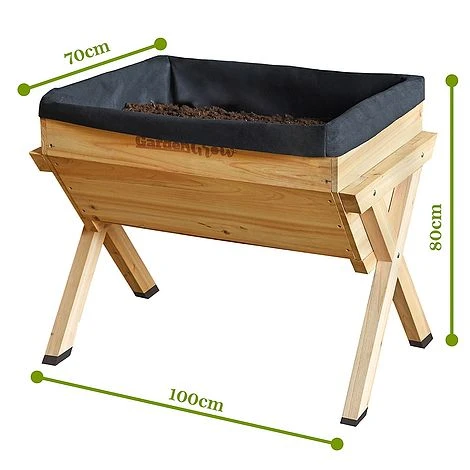 Garden Grow Large Wooden Planter 3 Garden Grow Large Wooden Planter - Image 3