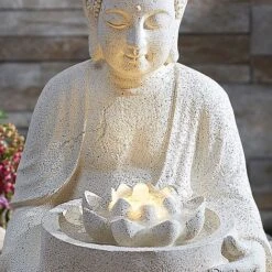 Serenity Serene Buddha Water Feature -Bloom Haven Herbaceous Perennials Deals Store G3864 4