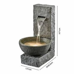 Serenity Stone-Effect Cascading Water Bowl Water Feature -Bloom Haven Herbaceous Perennials Deals Store G3880202000x200020CO20220Dimensions