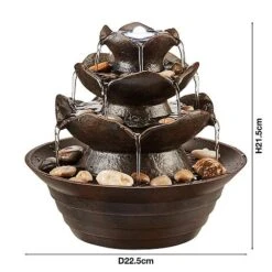 Serenity Table-Top Oriental Water Feature 9 Serenity Table-Top Oriental Water Feature -Bloom Haven Herbaceous Perennials Deals Store G3893 6