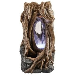 Serenity Hollow Tree Trunk Waterfall Water Feature 8 Serenity Hollow Tree Trunk Waterfall Water Feature -Bloom Haven Herbaceous Perennials Deals Store G3946 4