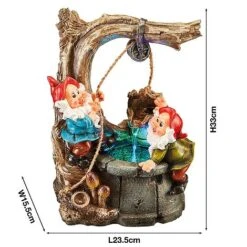 Serenity Gnome Wishing Well Water Feature 11 Serenity Gnome Wishing Well Water Feature -Bloom Haven Herbaceous Perennials Deals Store G3952 5