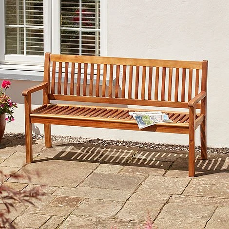 Garden Gear Acacia 3-Seater Garden Bench 2 Garden Gear Acacia 3-Seater Garden Bench - Image 2