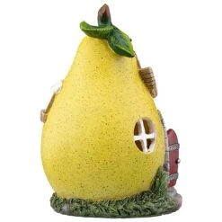 Garden Gear Solar LED Pear Fairy House -Bloom Haven Herbaceous Perennials Deals Store G4106 71