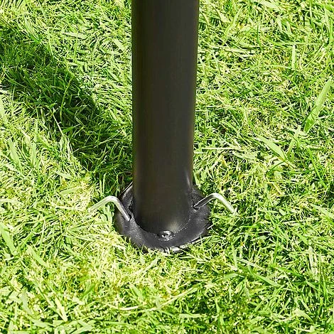 Garden Gear 3x3m Metal Gazebo With Cream Roof And Curtains 4 Garden Gear 3x3m Metal Gazebo With Cream Roof And Curtains - Image 4