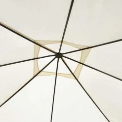 Garden Gear 3x3m Metal Gazebo With Cream Roof And Curtains 16 Garden Gear 3x3m Metal Gazebo With Cream Roof And Curtains -Bloom Haven Herbaceous Perennials Deals Store G4161 7