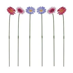 Garden Gear Metal Daisy Stake Set Of Six -Bloom Haven Herbaceous Perennials Deals Store G4516 METAL DAISY FLOWERS CO1