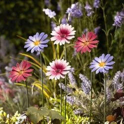 Garden Gear Metal Daisy Stake Set Of Six -Bloom Haven Herbaceous Perennials Deals Store G451620METAL20DAISY20FLOWER20620SET PURPLE20LS201