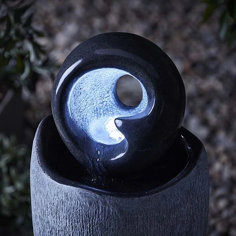 Serenity Contemporary Stone-effect Water Feature 5 Serenity Contemporary Stone-effect Water Feature - Image 5