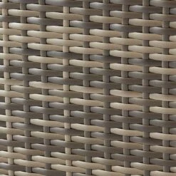 Garden Gear Milan Rattan Lounge Sofa Set - Dark Grey -Bloom Haven Herbaceous Perennials Deals Store G4678 MIilan L Shape Rattan Grey CO 4