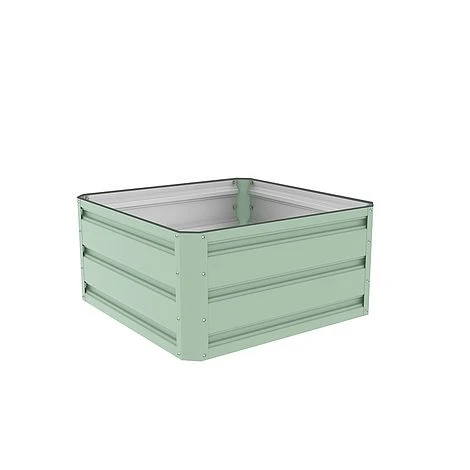 Metal Raised Garden Bed - Light Green 4 Metal Raised Garden Bed - Light Green - Image 4