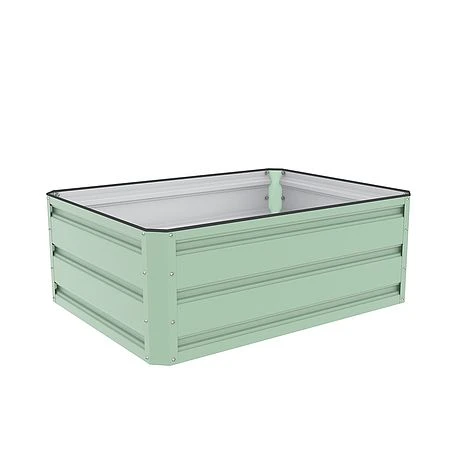 Metal Raised Garden Bed - Light Green 5 Metal Raised Garden Bed - Light Green - Image 5
