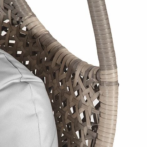 Brampton Luxury Rattan Wicker Outdoor Hanging Cocoon Egg Swing Chair Double 6 Brampton Luxury Rattan Wicker Outdoor Hanging Cocoon Egg Swing Chair Double - Image 6