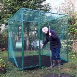 Walk In Heavy Duty Crop Cage & Plant Protection Grow House - 2x2x2m H -Bloom Haven Herbaceous Perennials Deals Store GHD DOOR PIC3