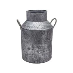 Galvanised Milk Churn H42cm
