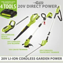 Garden Gear 20V Cordless Lithium-ion Grass Trimmer 19 Garden Gear 20V Cordless Lithium-ion Grass Trimmer -Bloom Haven Herbaceous Perennials Deals Store Garden Gear product group battery diagram3