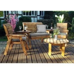 4 Seater Multi Set Round 15 4 Seater Multi Set Round -Bloom Haven Herbaceous Perennials Deals Store HB116GR