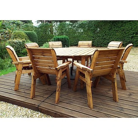 8 Seater Round Table Set 3 8 Seater Round Table Set - Image 3