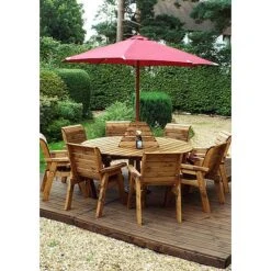 8 Seater Round Table Set 12 8 Seater Round Table Set -Bloom Haven Herbaceous Perennials Deals Store HB11B20Spray Tray