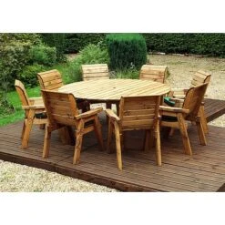 8 Seater Round Table Set 13 8 Seater Round Table Set -Bloom Haven Herbaceous Perennials Deals Store HB11G20Pic1