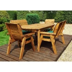 6 Seater Rectangular Table Set With Benches -Bloom Haven Herbaceous Perennials Deals Store HB14G20Pic1