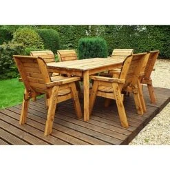 6 Seater Rectangular Table Set