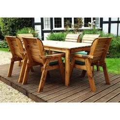 6 Seater Rectangular Table Set -Bloom Haven Herbaceous Perennials Deals Store HB15G20Pic5